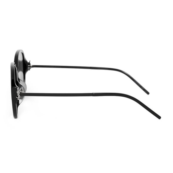 Saint Laurent Oval Sunglasses SLM48S BK 003 57 main image 4